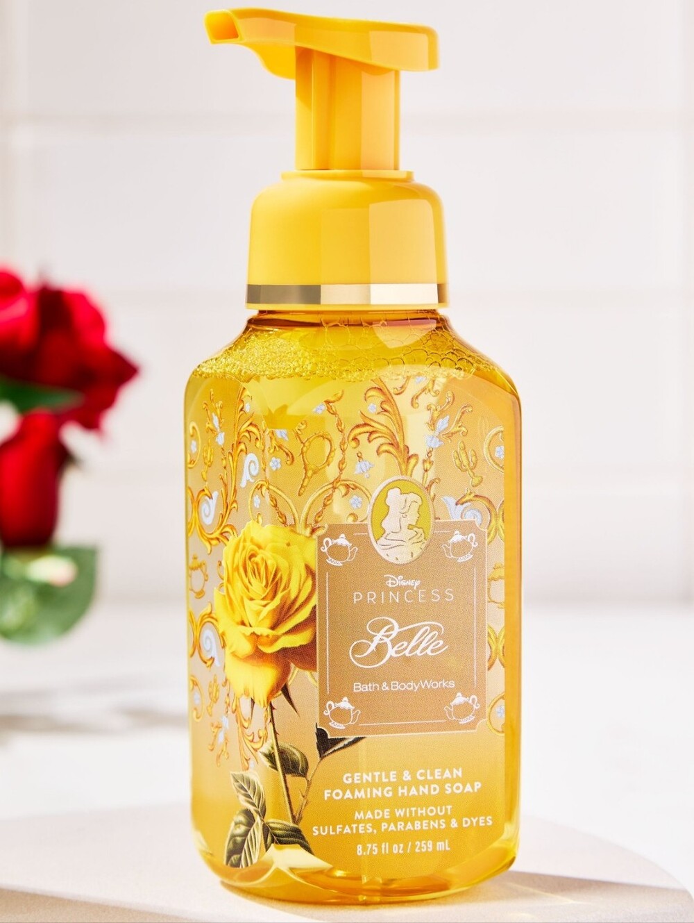 Bath & Body Works Disney Princess Belle Foaming Hand Soap 8oz NEW Rare